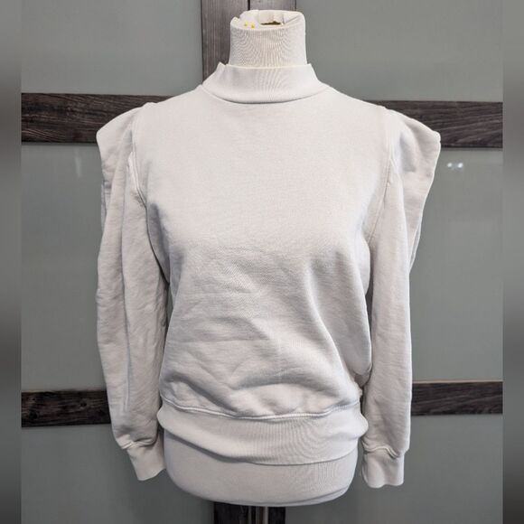 Agolde Folded Sleeve Sweatshirt - Picture 2 of 7